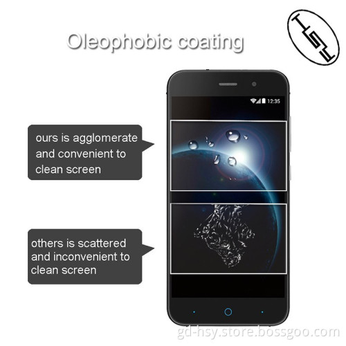 HUYSHE mobile phone use best 9h screen guard for ZTE Blade V6 tempered glass screen protector